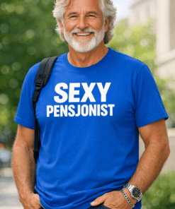 Morsom t-skjorte SEXY PENSJONIST