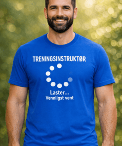 T-skjorte: Stolt treningsinstruktør – Laster...