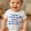 Baby-body Beste mamma fester hele natten med morsomt trykk for babygave