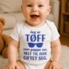 Baby-body Jeg er tøff med morsomt trykk til baby og gave