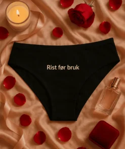 Dameundertøy rist før bruk som morsom gave til bursdag eller utdrikningslag