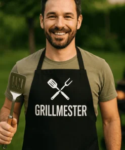 Forkle grillmester som morsom gave til bursdag for en ekte grillentusiast