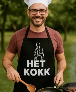 Forkle het kokk som morsom gave til bursdag for hobbykokk eller grillmester