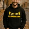 Genser Brannmann med økser med motiv for brannmann og teksten BRANNMANN