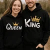 Genser King queen tofarget sett med QUEEN KING design for par