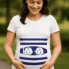 Gravid t-skjorte Titt tei tvillinger som morsom gave til gravid