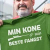 Morsom t-skjorte Beste fangst med teksten MIN KONE er min BESTE FANGST
