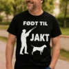 Morsom t-skjorte Født til jakt med teksten FØDT TIL JAKT