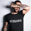 Morsom t-skjorte Hashtag forbanna med trykket #FORBANNA
