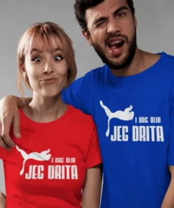 Morsom t-skjorte I dag blir jeg drita med humoristisk festdesign for gave og bursdag