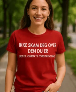 Morsom t-skjorte Ikke skam deg med humoristisk trykk for gave og fest