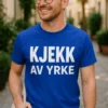 Morsom t-skjorte Kjekk av yrke som gave til bursdag eller utdrikningslag