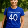 Morsom t-skjorte Legende ved 40 med teksten LEGENDE VED 40