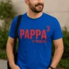 Morsom t-skjorte Pappa i tredje med trykket PAPPA³ (I TREDJE)