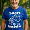 Morsom t-skjorte Snart bestefar med teksten Snart blir jeg bestefar