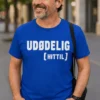 Morsom t-skjorte Udødelig hittil med teksten UDØDELIG [HITTIL]