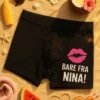 Morsomme boksershorts bare fra med navn som humoristisk gave med personlig tema