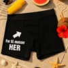 Morsomme boksershorts med teksten For XL masser HER