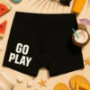 Morsomme boksershorts Go play med trykket GO PLAY