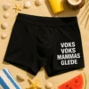 Morsomme boksershorts med teksten VOKS VOKS MAMMAS GLEDE